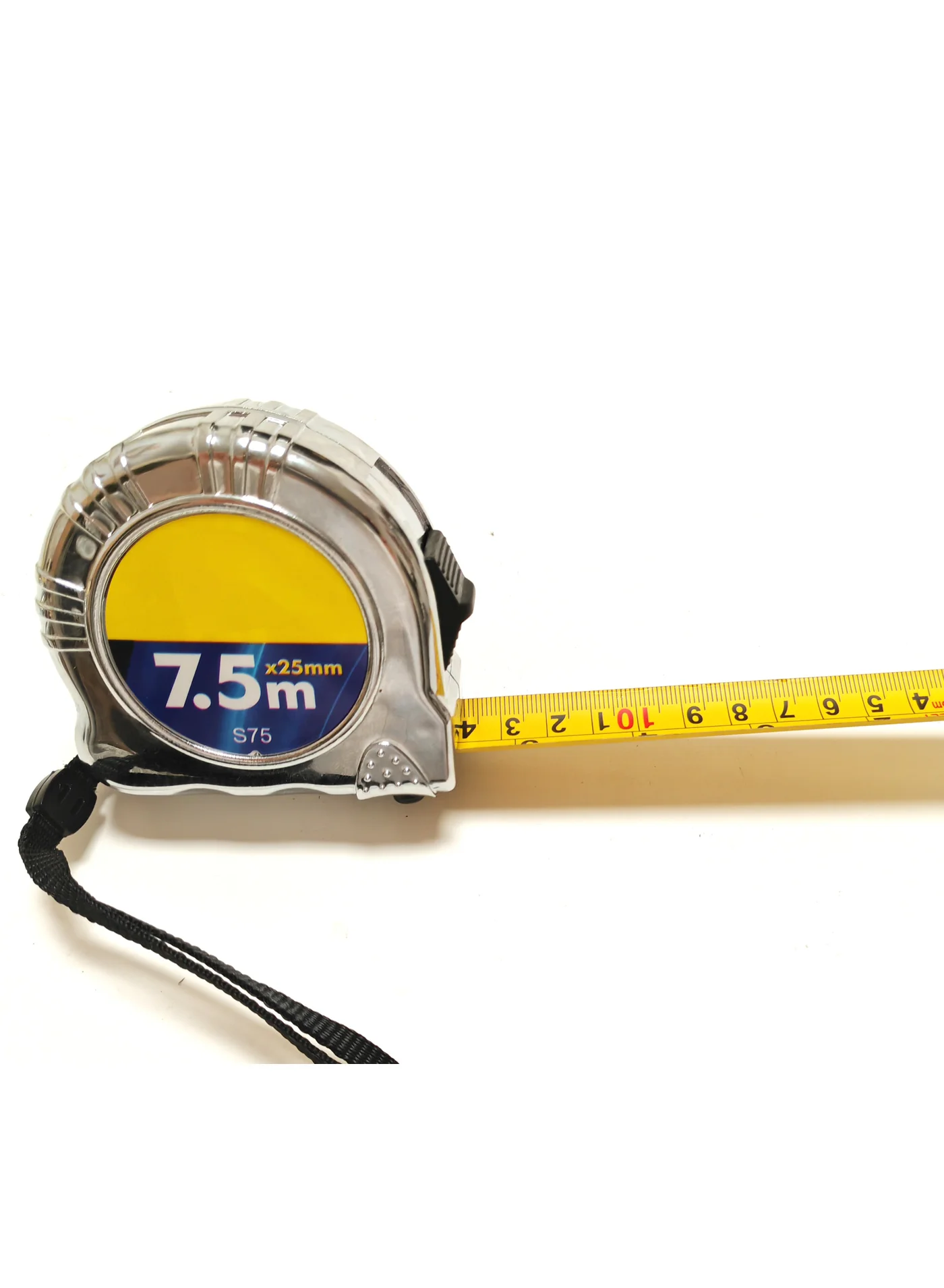 SUNRISE Heavy Duty Measuring Tape 7.5m Chrome-Plated ABS Professional Grade (7.5m) 5d93e
