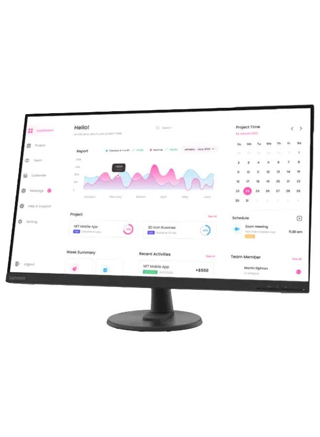 Premium 31.5-inch FHD LED Monitor 1920x1080 VA Panel 75Hz 4ms HDMI DP Tilt Stand (Black, 31.5 inch) m8wnc