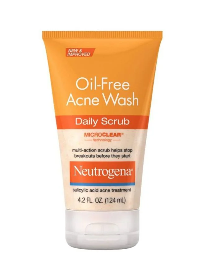 Premium Oil-Free Daily Face Scrub Exfoliating Cleanser for Clear Skin (124 mL) esde9