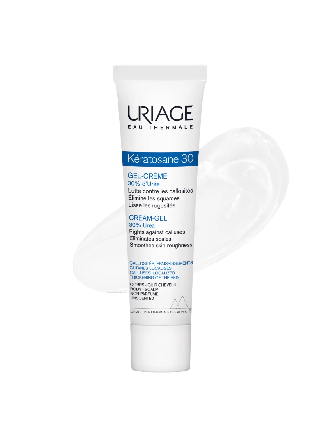 Uriage Keratosane 30 Keratolytic Gel Cream for Rough and Thickened Skin (40 mL) 3tp2f