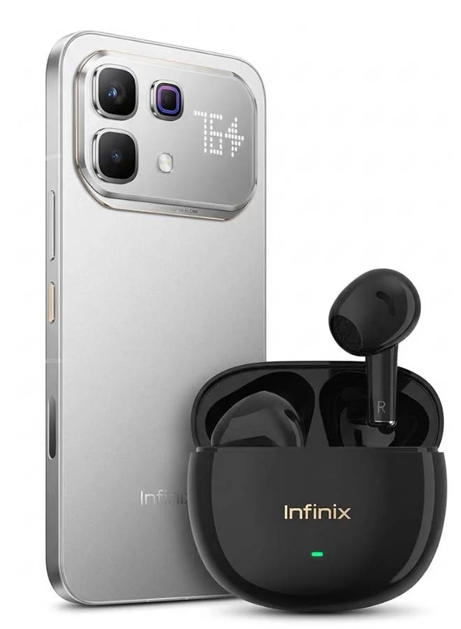 Infinix Note 60 Pro 5G Smartphone (Mist Titanium, 256GB, 16GB RAM) 6.78-inch Display with Earbuds - Middle East Version d7l6t