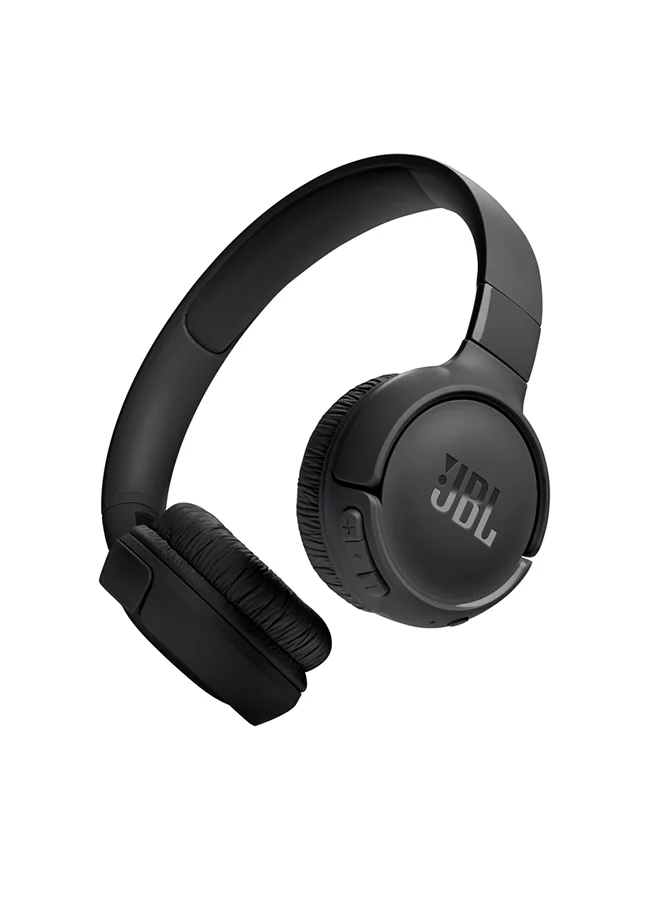 Premium Audio Wireless On-Ear Headphones with Pure Bass Sound and Foldable Design (Black, 1 Unit) ktfto