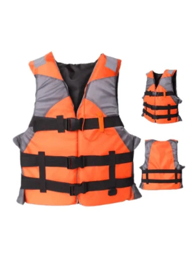 AIWANTO Adult Safety Life Jacket Vest with Adjustable Straps and Whistle for Kayaking Boating and Water Sports (Universal Size) 770om