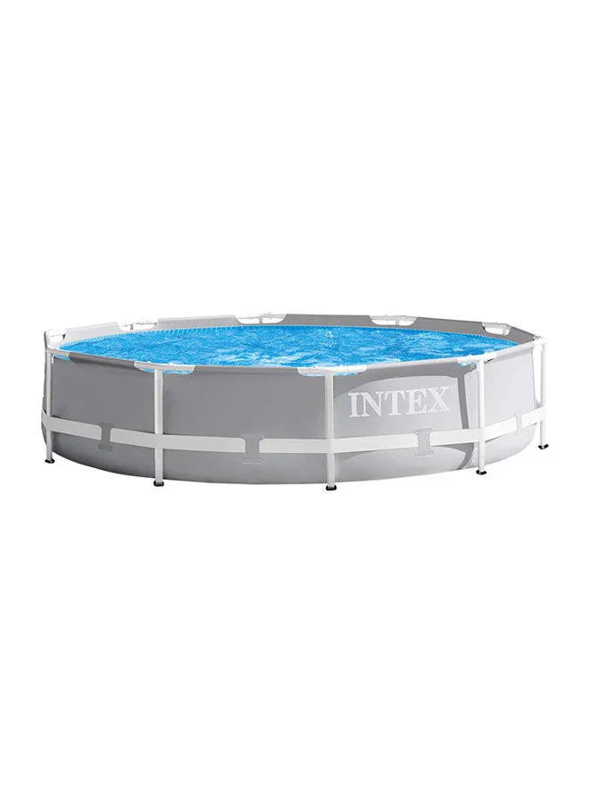 Premium Above Ground Swimming Pool Set with Filter Pump (Durable PVC Material, 305 cm x 76 cm) k196u