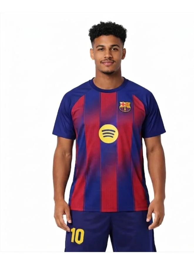 Premium Men's Football Jersey Set Breathable Sports T-Shirt and Shorts Kit (S) 84xb7