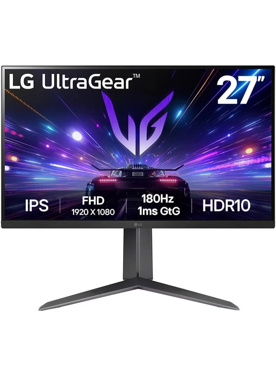 Ultra-HD 27 Inch Gaming Monitor IPS FHD Display 180Hz Refresh Rate 1ms Response Time (Black, 27 Inch) re7n9