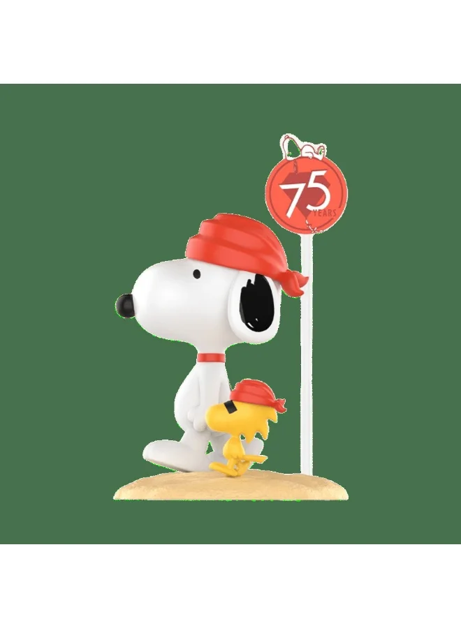 POP MART Peanuts 75th Anniversary Snoopy Comic Life Series Collectible Figure (1 Random Blind Box) zq7qm