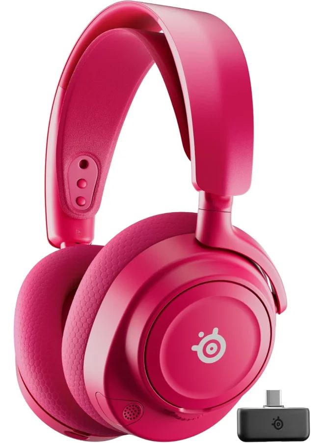 Premium Wireless Gaming Headset with 360 Spatial Audio and Noise-Rejecting Microphone (Magenta, One Size) z4s9w