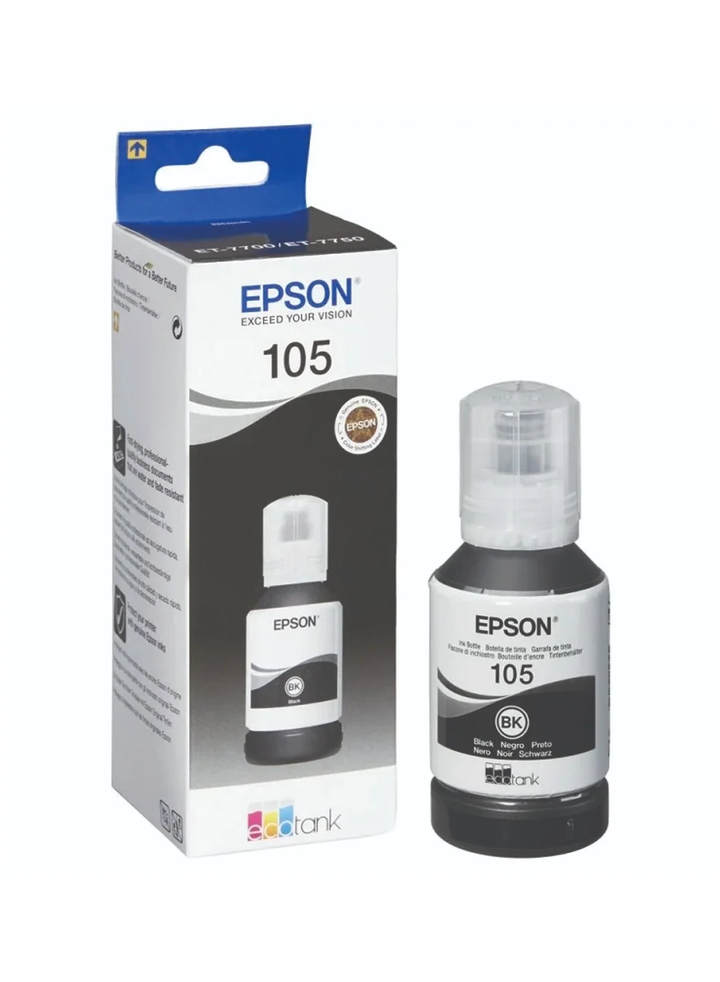 Premium Printer Ink Refill 105 Series (Black, 70 mL) 7g4v0