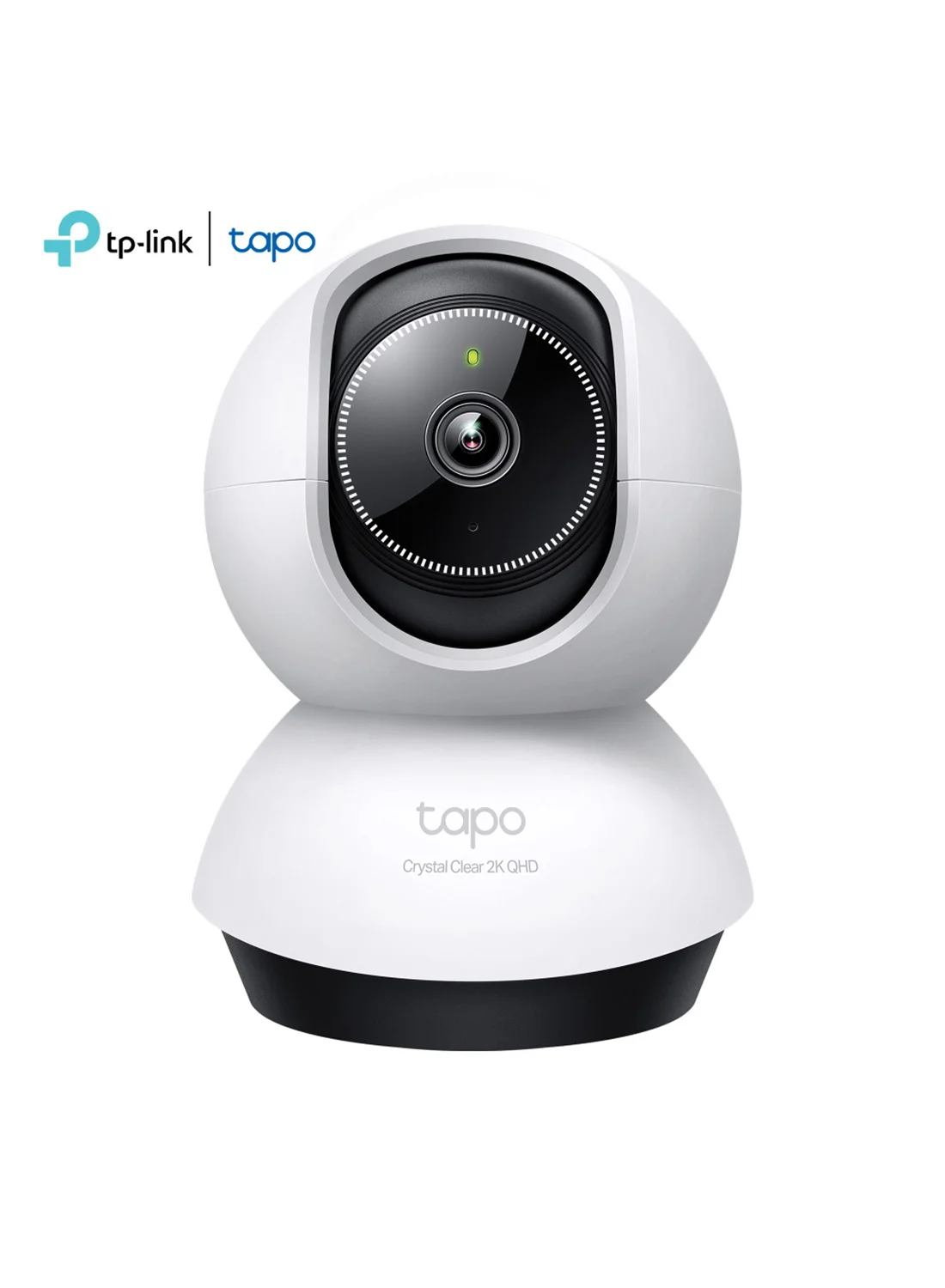 Premium Smart Indoor Security Camera 4MP 2K QHD WiFi CCTV with 360 Degree Pan and Tilt (White, 1 Unit) uj2cc