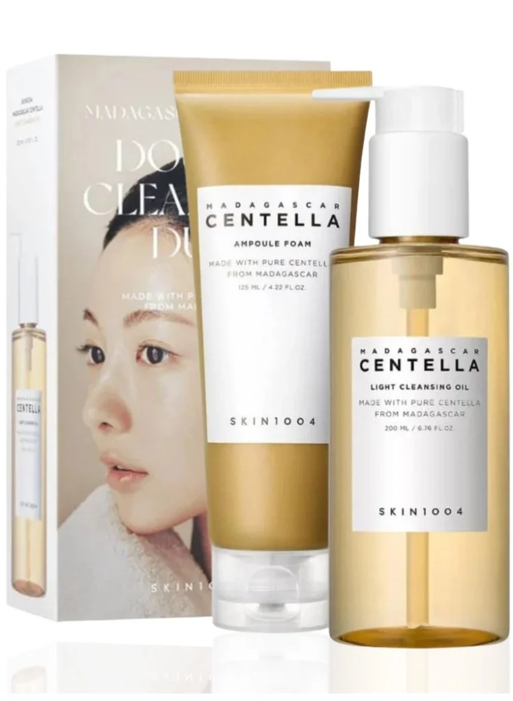 SKIN1004 Madagascar Centella Double Cleansing Duo for Sensitive and Irritated Skin (325 mL) b3afm