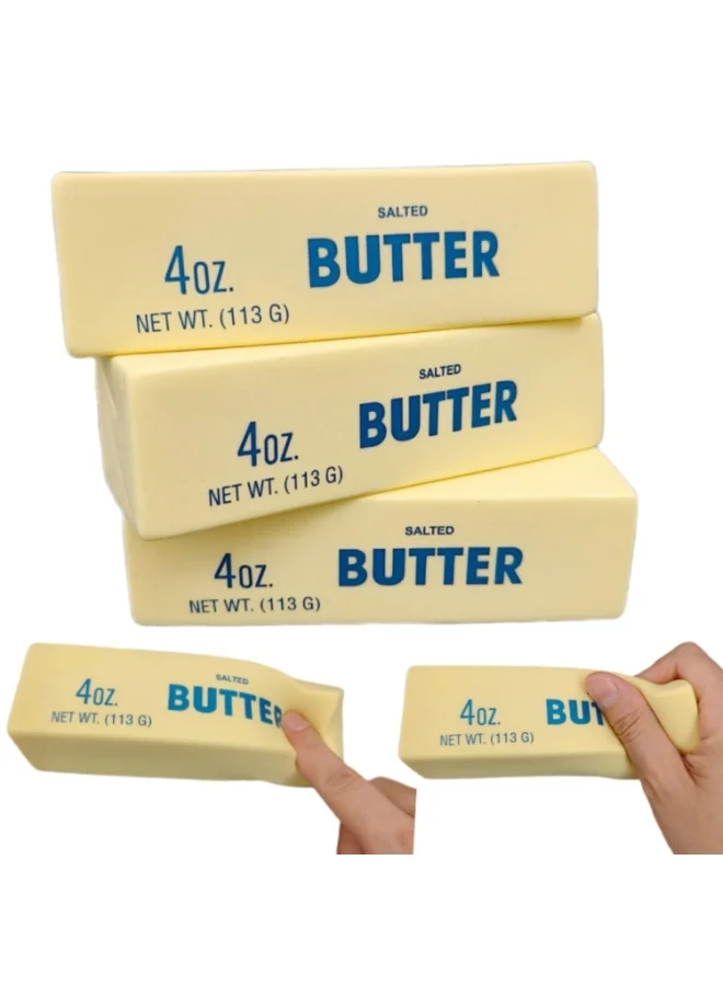 NYVIO Butter Stick Slow Rise Sensory Fidget Toy Soft PU Stress Relief Set (3 Pieces) zpnvh