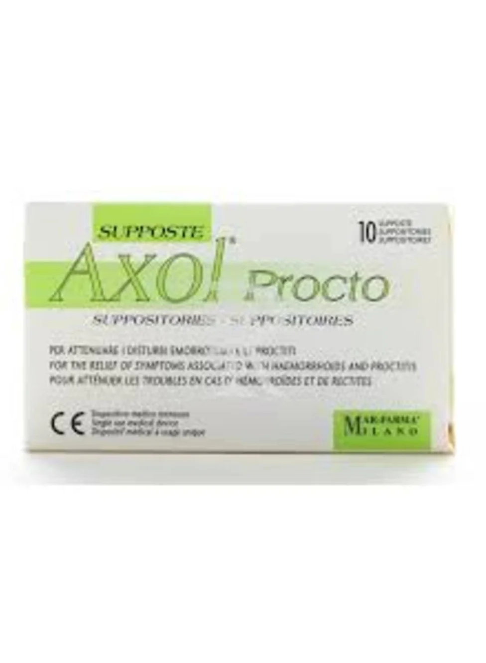 MAR-FARMA Procto Suppositories Premium Personal Care (10-pack) 8u9nb