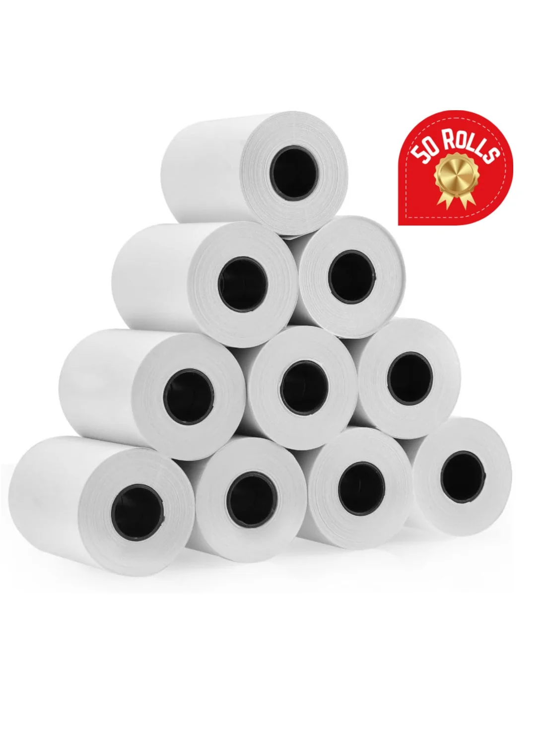 FATI Thermal Paper Till Rolls for POS and Credit Card Machines (57 mm x 40 mm, 50 Pcs) x27s8