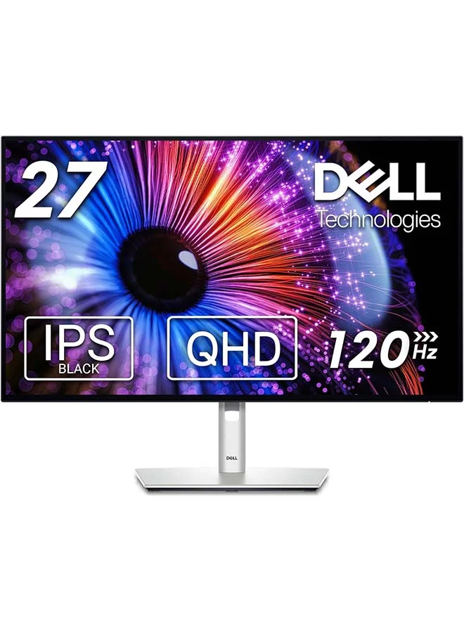 Premium 27-inch QHD IPS Thunderbolt Hub Monitor 120Hz High-Refresh Display (Silver, 68.58 cm) 5rxxt