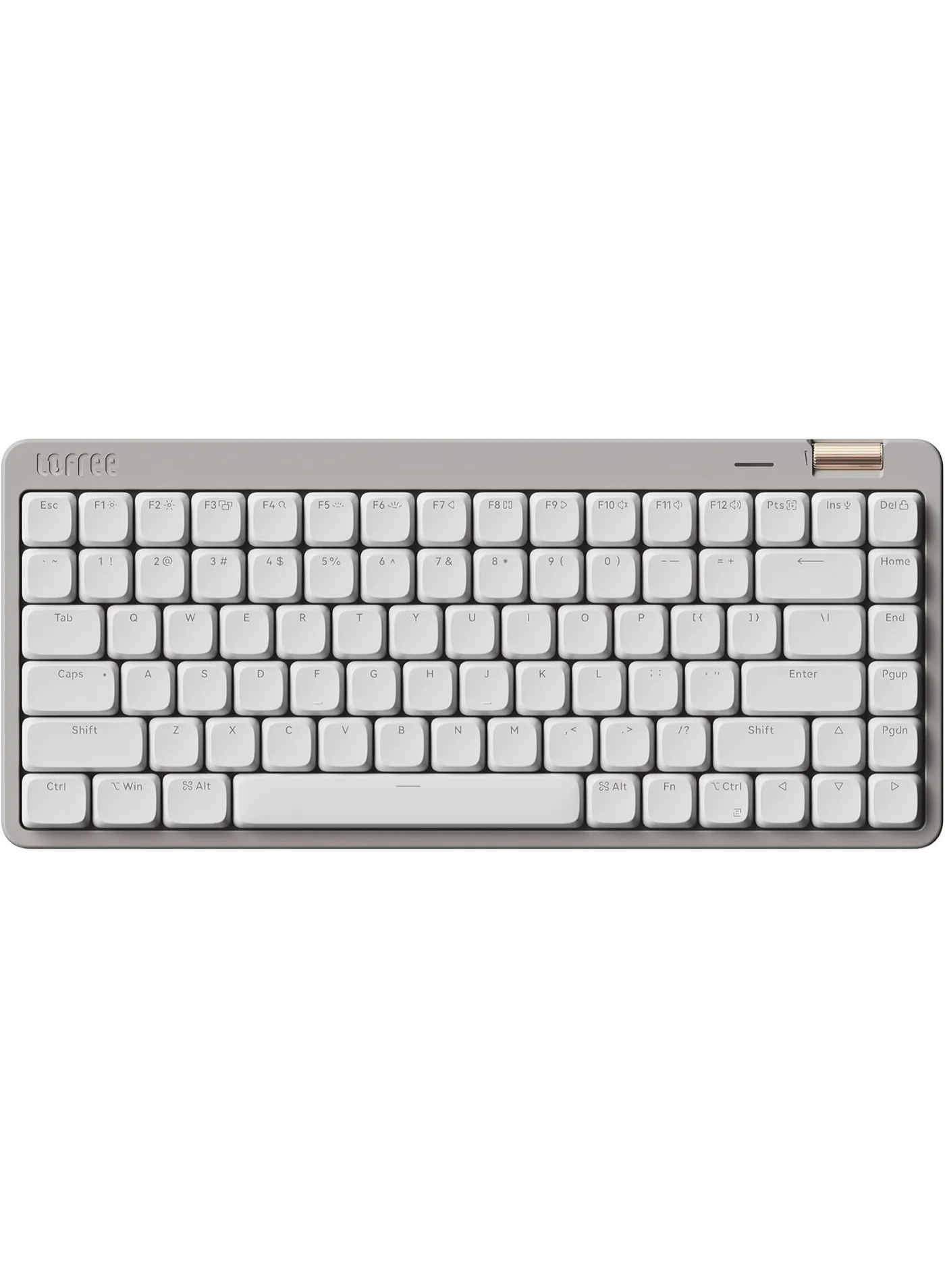 Flow Lite 84 Keys Low Profile Mechanical Keyboard (75% Layout, Wireless Bluetooth, Marble) nz0yd