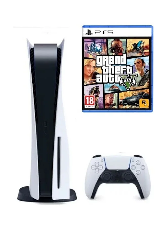 Premium Next-Gen Gaming Console (Disc Version) with Open World Action Game Bundle (1 Unit) oekpp