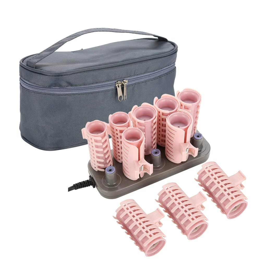 Woobles Hair Roller Set Professional Salon Styling Curlers (10-Pack, Pink) cjnqb