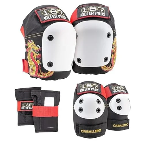 Premium Protective Gear Six Pack Set for Skateboarding and Roller Skating (Elbow Pads, Knee Pads, and Wrist Guards) ahyvf
