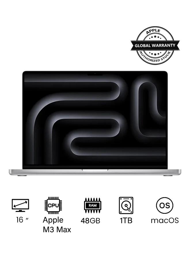 Premium Smart Professional Laptop 16.2-inch Display 48GB RAM 1TB SSD High-Performance Computing Device (Silver, 16.2-inch) xa6oz