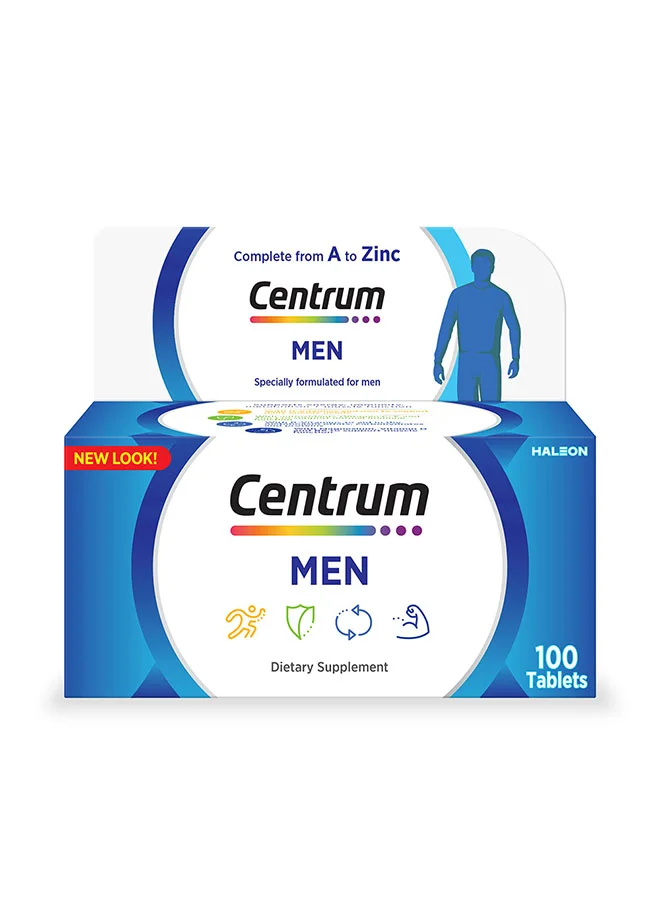 Premium Multivitamin for Men Daily Nutritional Support (100 Tablets) aza5r