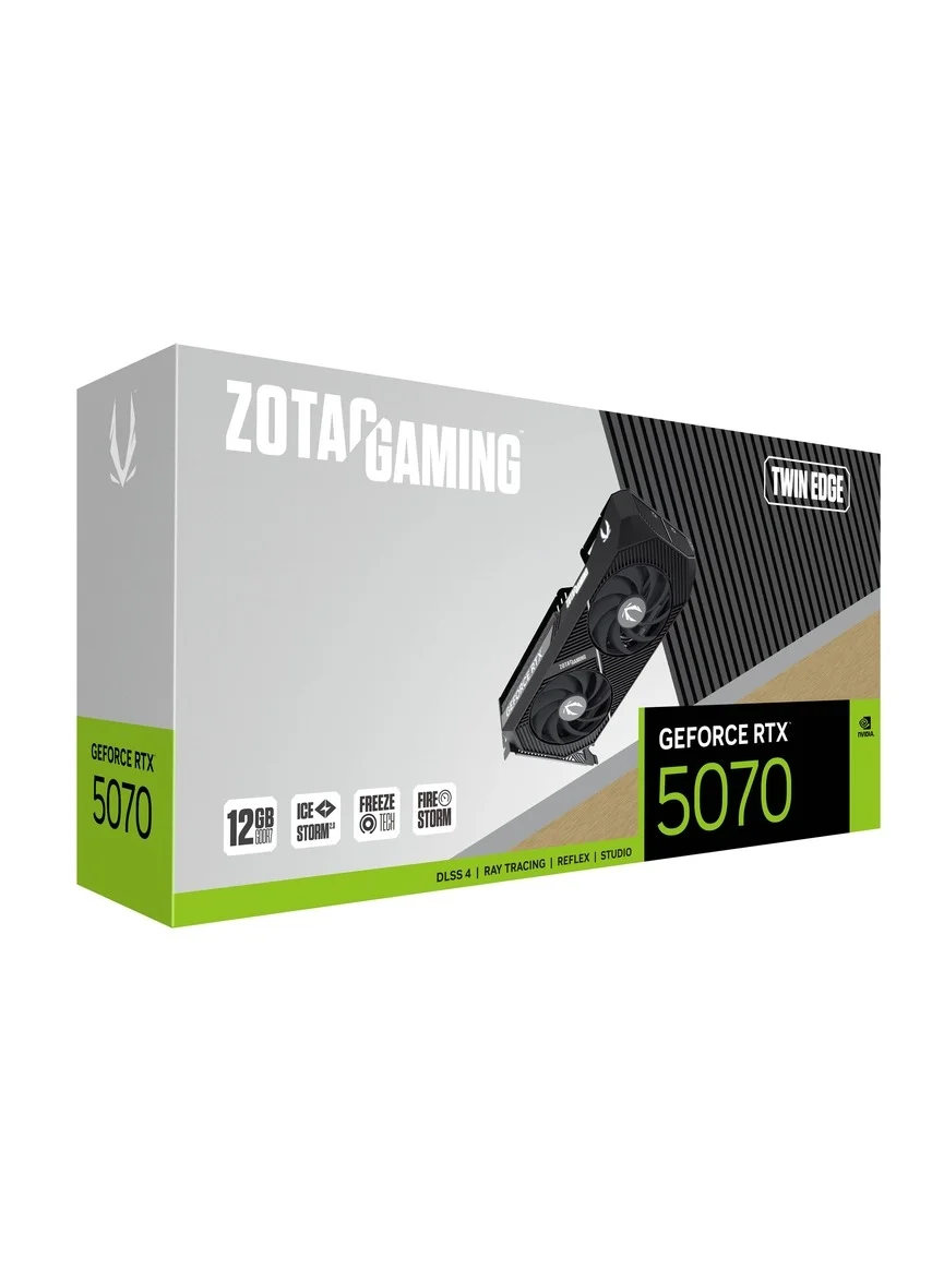 Premium Dual-Fan Graphics Card 12GB GDDR7 (Blackwell Architecture, PCIe 5.0, 2512 MHz Boost Clock) zwmzp