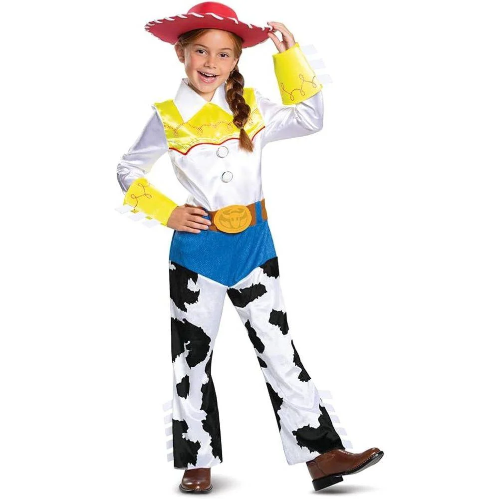 Premium Character Inspired Cowgirl Adventure Costume Set (Multicolor, 3-4 Years) ngq0n