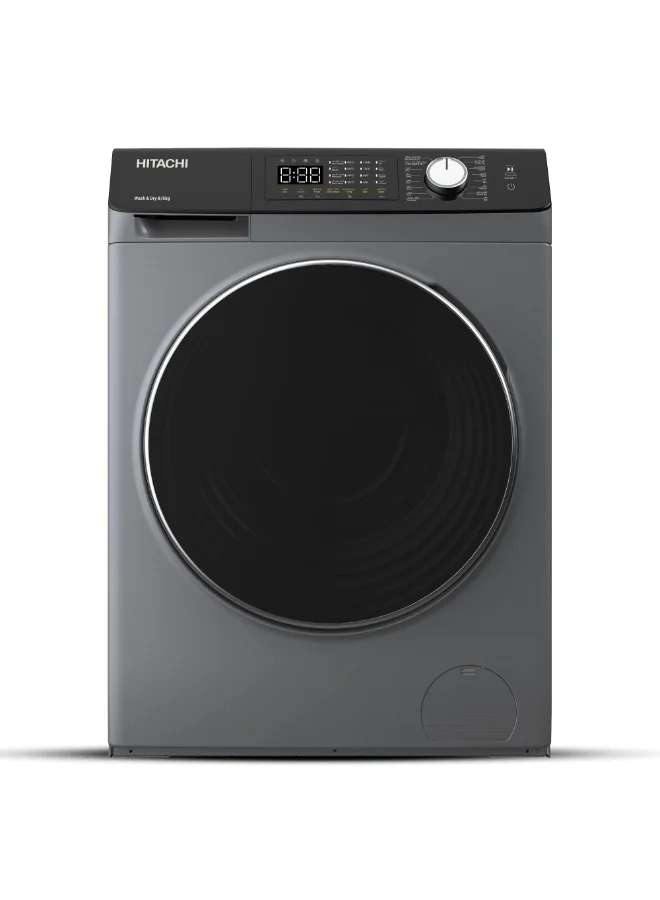 Premium Front Load Washer Dryer (8kg Wash / 5kg Dry, Inverter, Steam Wash, Dark Grey) 2uuz5