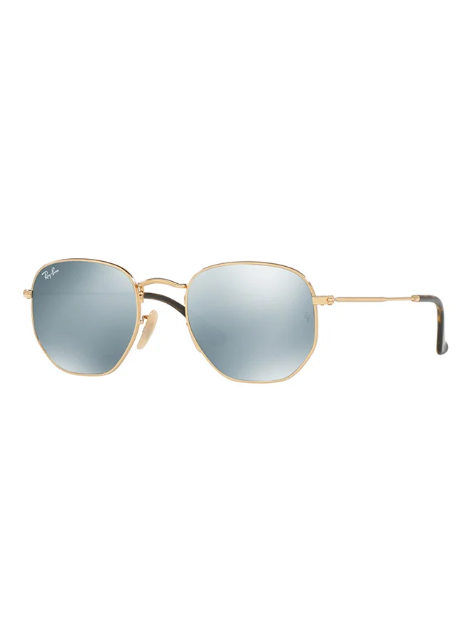 Premium Hexagon Metal Frame Sunglasses (Gold, 54 mm) - Stylish Unisex Eyewear for Daily Wear mr1we