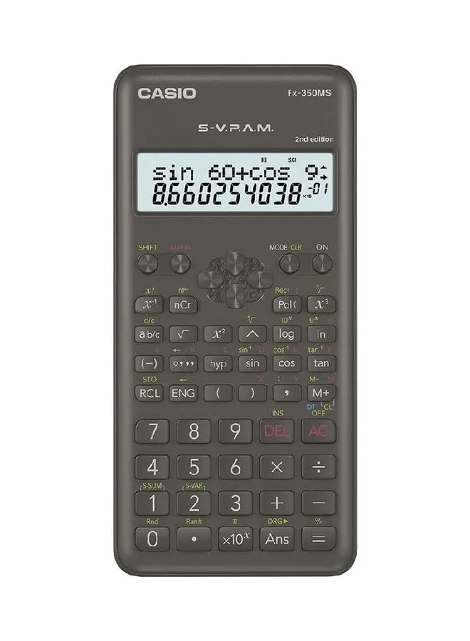 Scientific Calculator 2nd Edition Non-Programmable Premium Desktop Tool (Black) 0qzie