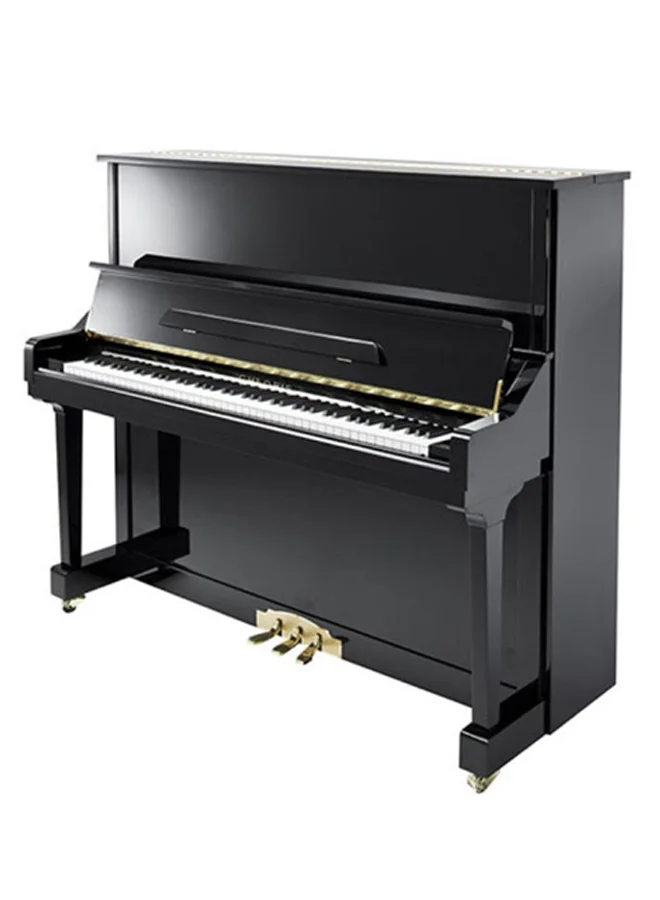 CHLORIS Upright Piano HU-131PE Professional Acoustic Instrument (Ebony Finish, 131 cm) 6ts4k