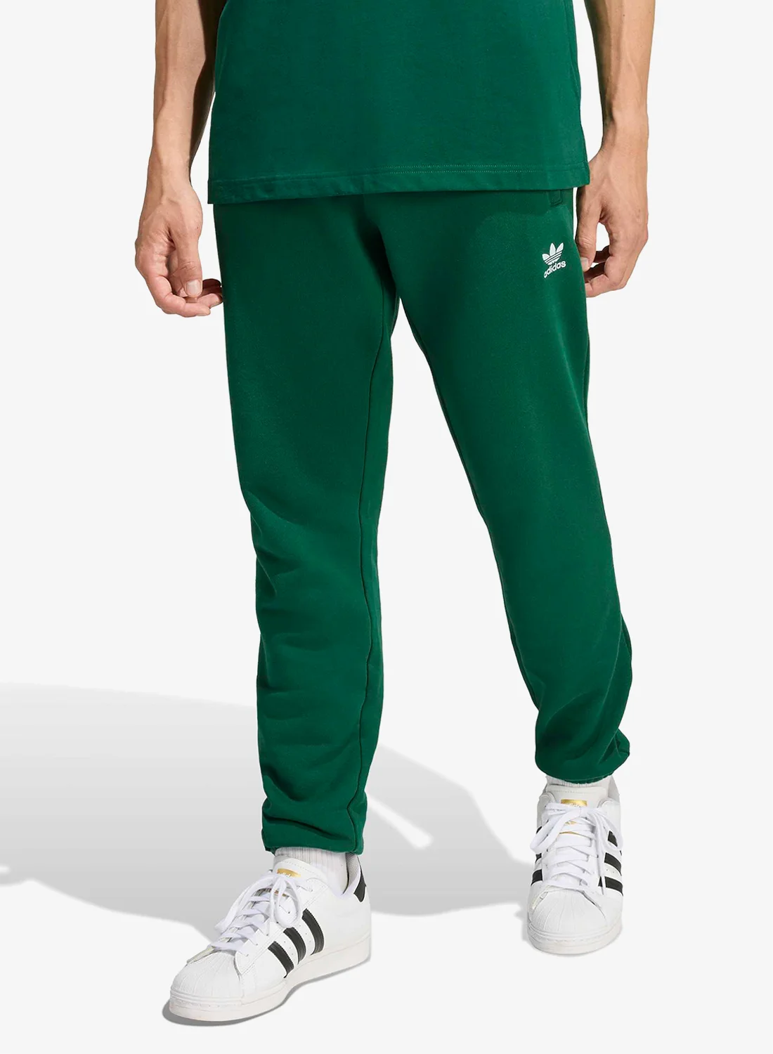 Sport Originals Essential French Terry Joggers Premium Athletic Sweatpants for Men (Black, Large) c3m54