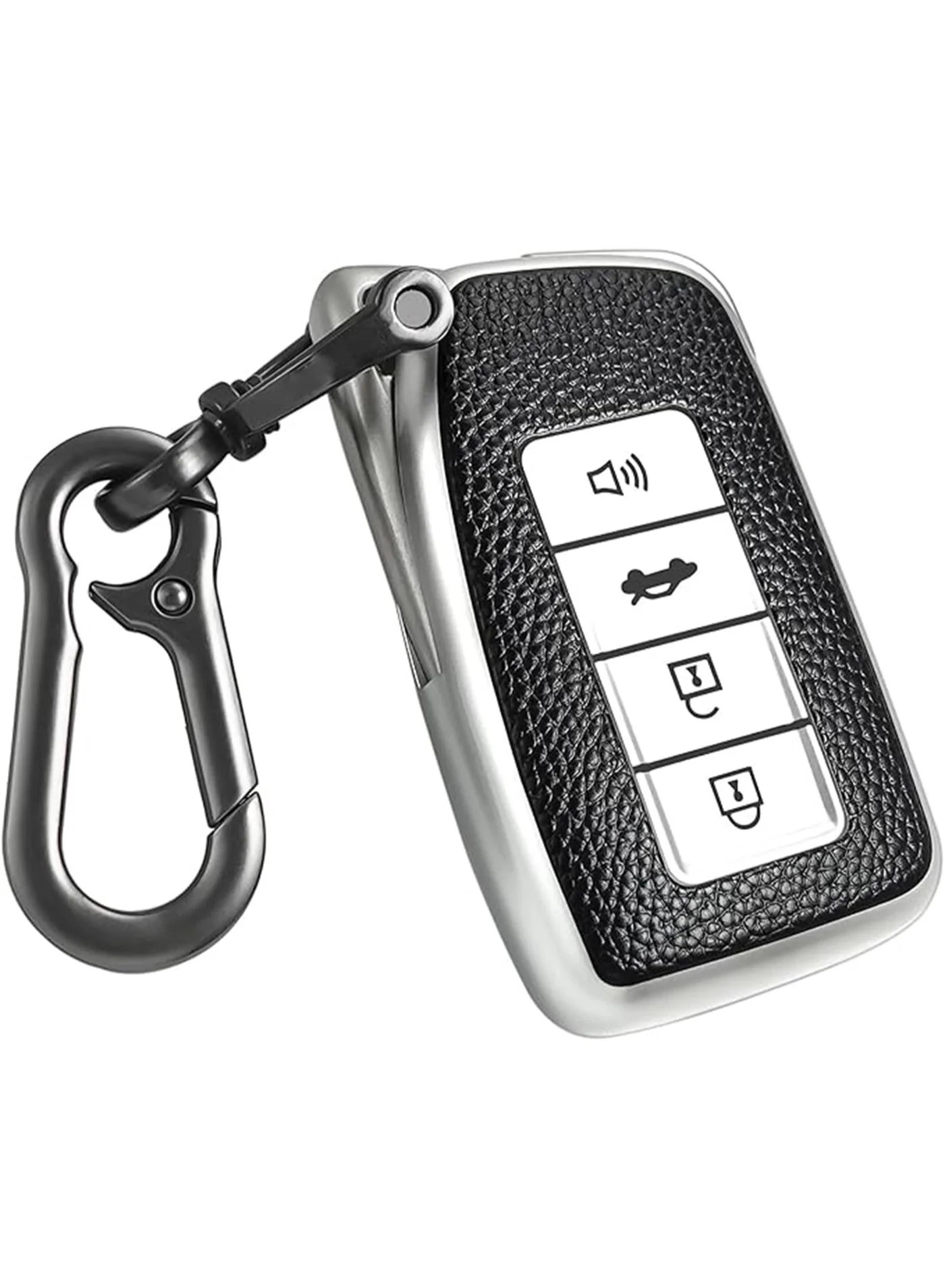 NOSKIN Premium Key Fob Protective Case for Luxury Vehicles (Black, 1 Piece) v3vyl