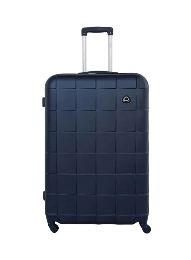 SENATOR Hard Case Travel Luggage Trolley Lightweight ABS Suitcase with 4 Spinner Wheels (Blue, 70 cm) nlydv