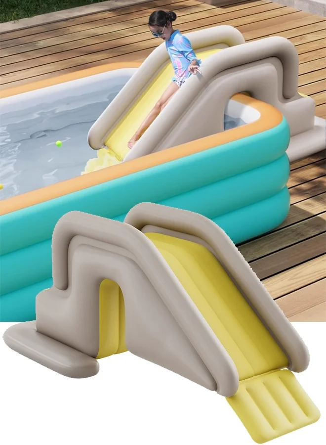 TAPIT Inflatable Pool Slide Water Park Accessory for Backyard Swimming Pools (PVC, 200 cm) 1ln1c