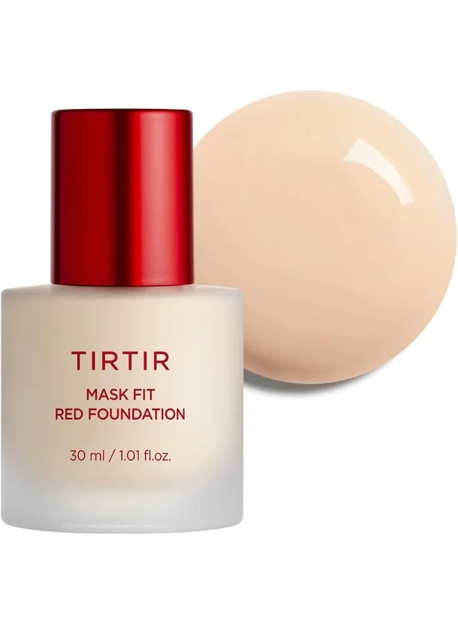 TIRTIR Mask Fit Red Foundation Long-Lasting Full Coverage Liquid Makeup (17N Vanilla, 30 mL) 0rz7i