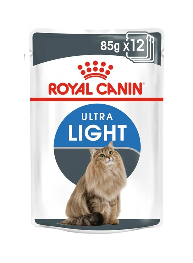Premium Feline Care Nutrition Wet Food Pouches for Weight Management (12 x 85g) 95cfv