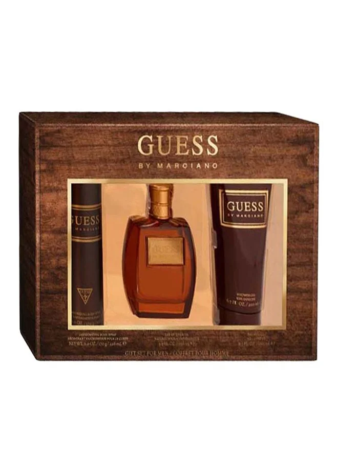 Premium Fragrance Gift Set for Men (EDT, Body Spray, Shower Gel) f72s8