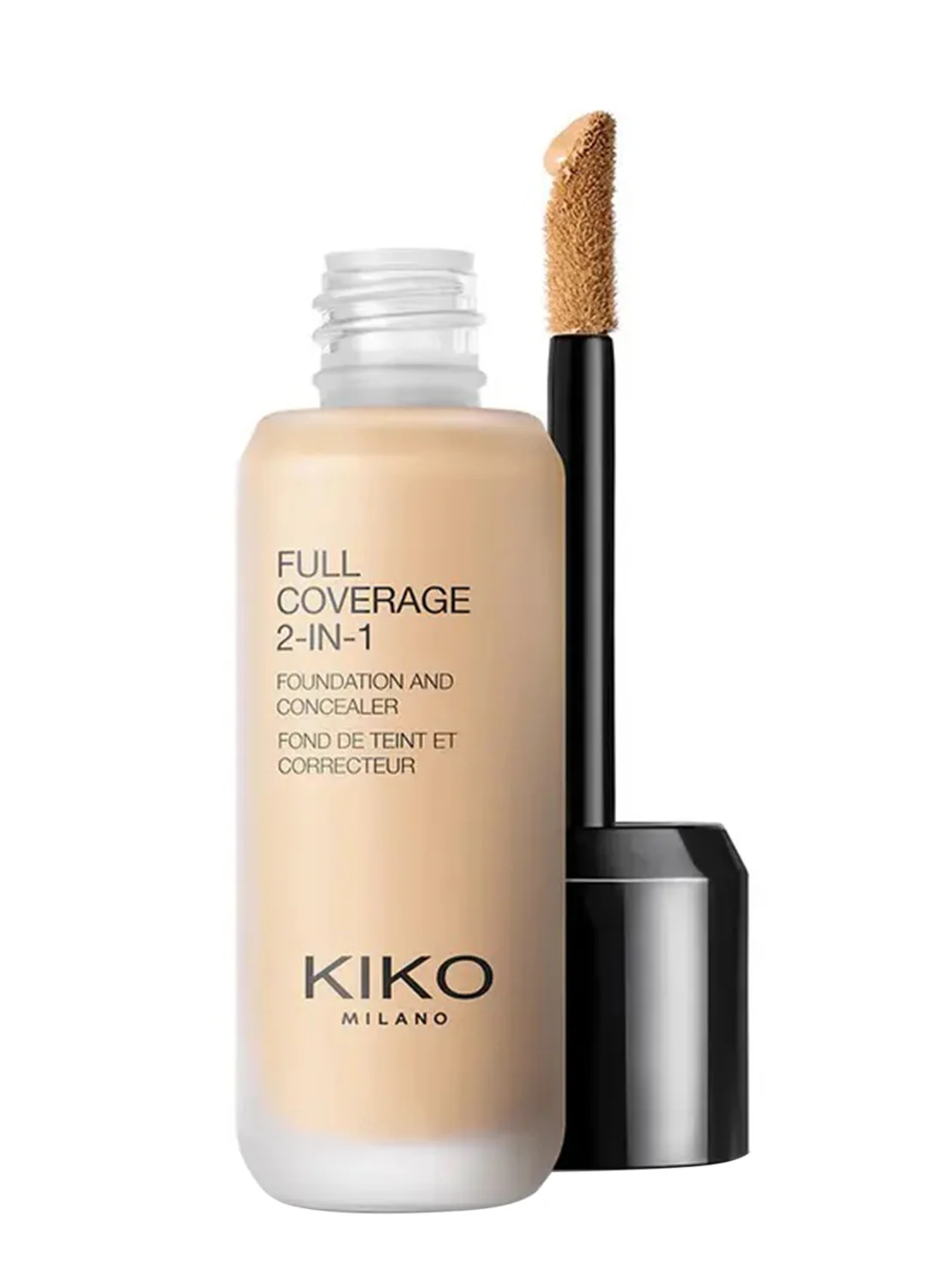 KIKO MILANO Full Coverage 2-In-1 Foundation And Concealer (Long-Lasting, Matte Finish, 30 mL) y3t86
