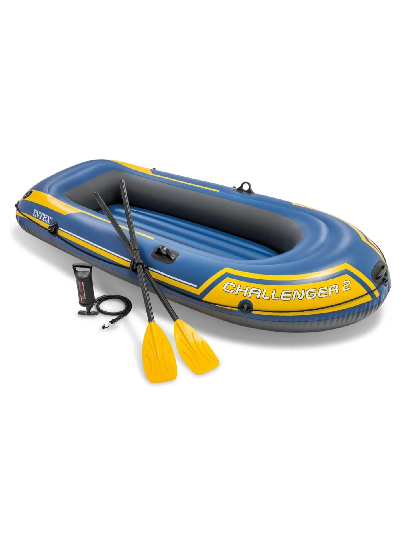 Inflatable Boat Set Durable PVC with Deluxe Oars and High-Output Pump (236x114x41 cm) f81bd