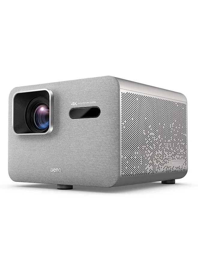 4K Home Entertainment Projector, Smart TV with 3000 ANSI Lumens, Low Input Lag, Bluetooth, HDMI 2.1, HDR10+ Support (Silver) zug8u