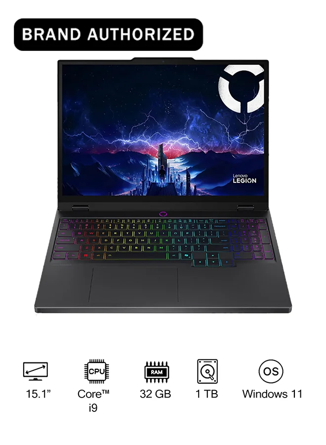 Premium Gaming Laptop 15.1-Inch Display Core i9 32GB RAM 1TB SSD 8GB Graphics Windows 11 (Eclipse Black) ah14k