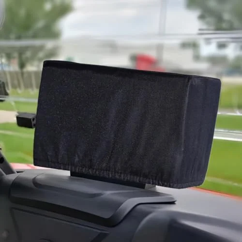 Woho Golf Cart Touchscreen Protective Cover Waterproof Dustproof Shield (Black, 29 cm x 13 cm x 18 cm) ze5rk