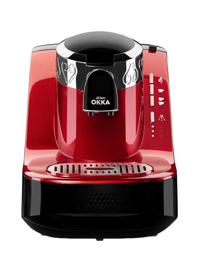 Professional Electric Turkish Coffee Maker Premium Automatic Brewing Machine (Red, 1 L) iabul