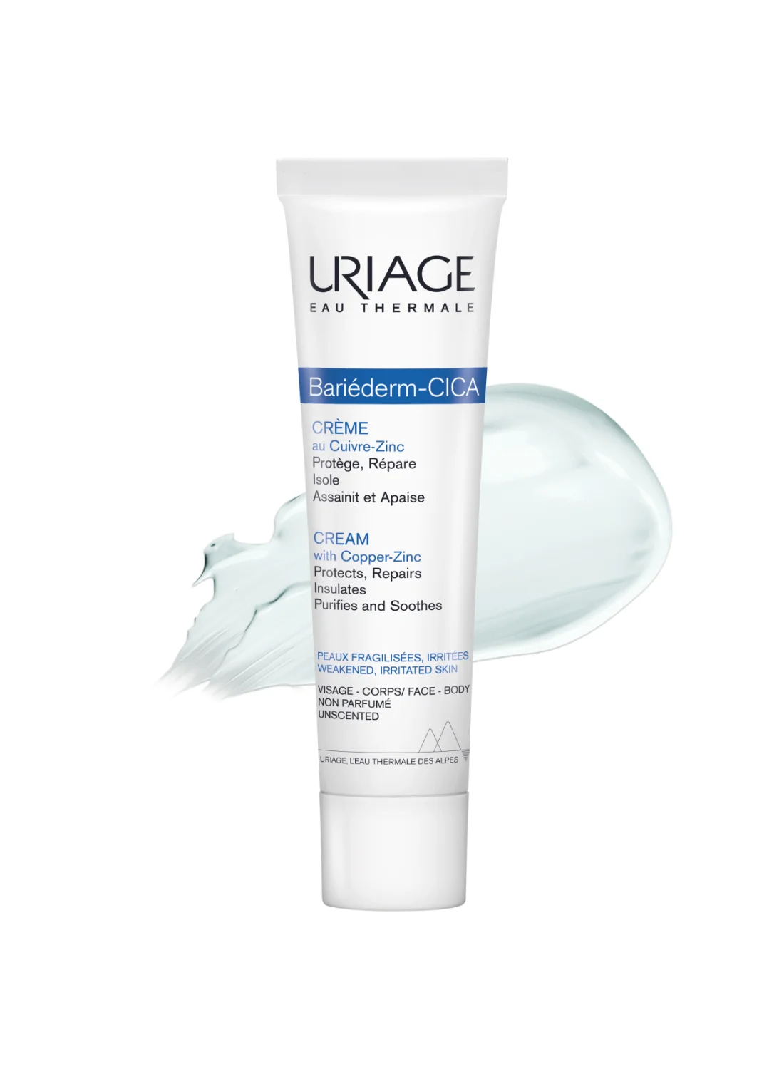 Uriage Bariederm Cica Protective Repair Cream for Sensitive and Irritated Skin (40 mL) 1vdvn