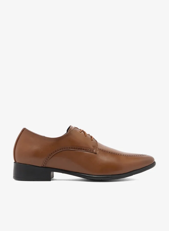 Robert Wood Premium Leather Formal Lace Ups Classic Oxford Shoes for Men (Black, 42 EU) fj4bm