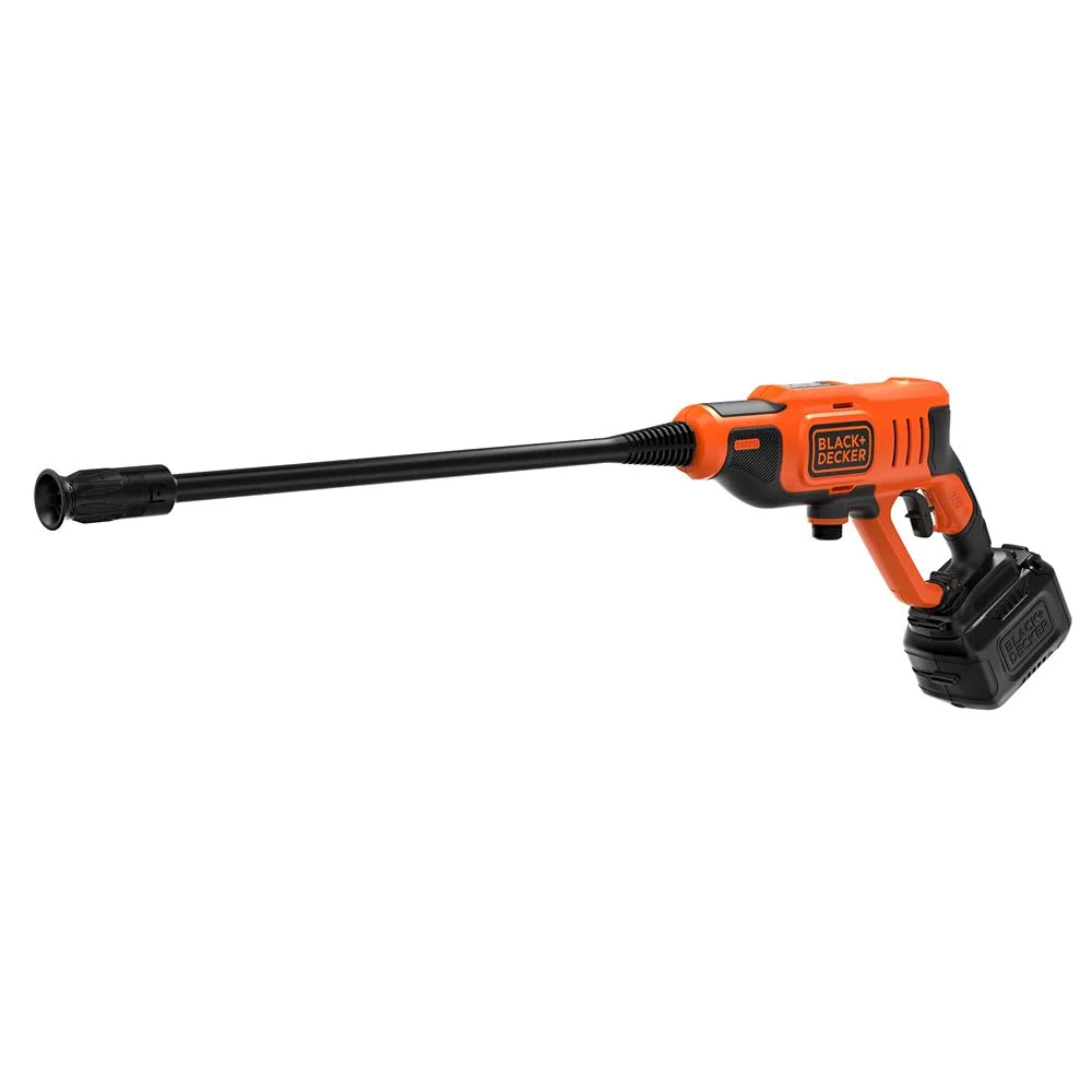 Cordless Portable Pressure Washer 350 PSI High-Pressure Cleaning Tool for Home and Automotive Use (Black, 20V) h9d5g