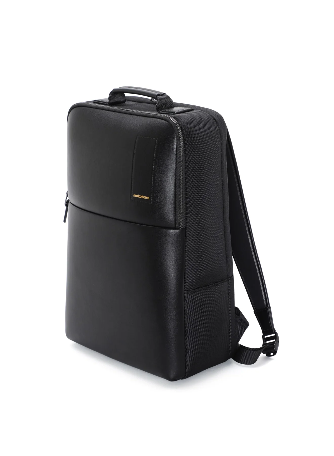 Mokobara Laptop Backpack Professional Travel Bag Water-Resistant Nylon (Deep Black, 15.6 Inch) jeh56