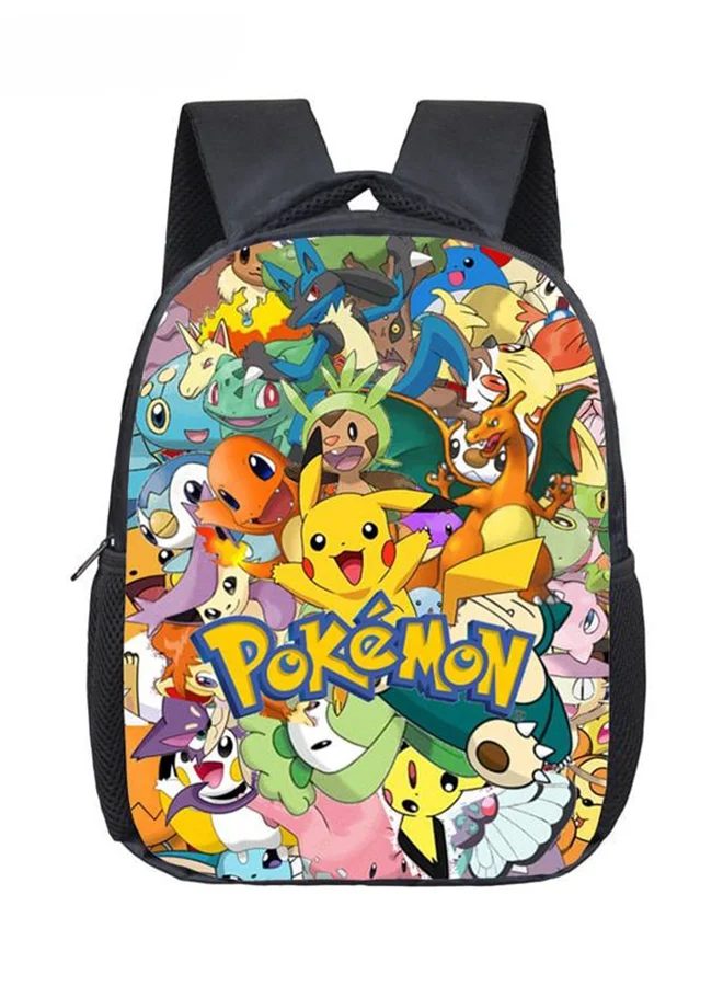 Premium 3D Graphic Print School Backpack Durable Polyester Lightweight Daypack for Kids (Multicolour, 40 cm x 30 cm x 15 cm) 5im53