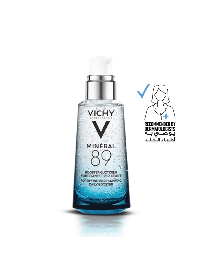 VICHY Min¨¦ral 89 Daily Booster Face Serum (Hydrating, Plumping, For All Skin Types, 50 mL) cz29b